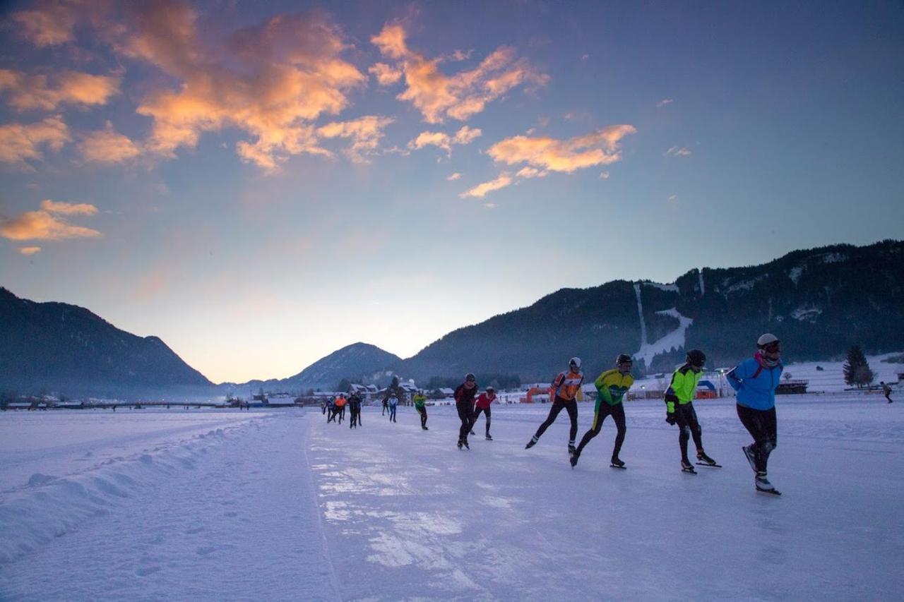 Die Weisse Wand Weissensee Zewnętrze zdjęcie